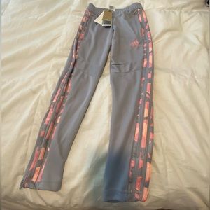 Girls Adidas Track pant with zipper SZ XS